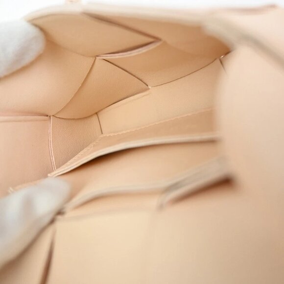 BOTTEGA VENETA Logo Mini Candy Cassette Shoulder Bag Leather Pink - Picture 14 of 16